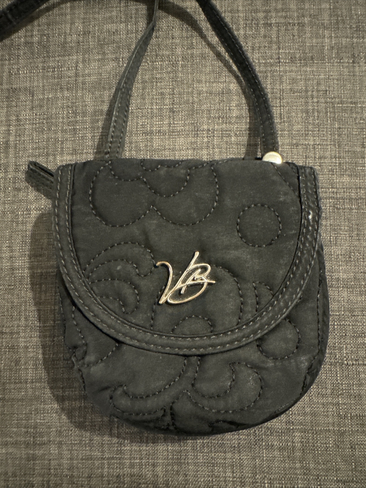 Vera Bradley Black Small Crossbody/Wallet Purse Belt Bag