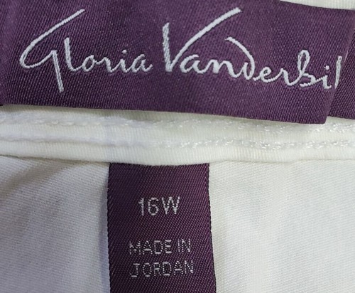 Gloria Vanderbilt Womens Capri Jeans Pants Size 16W VERY Light Yellow NEW - Picture 7 of 24