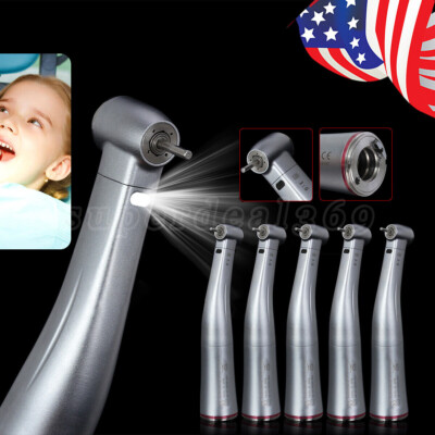 Dental 1:5 Increasing Contra Angle Optic LED Handpiece Fit NSK Electric Motor ns
