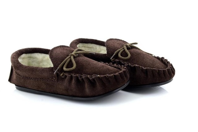 kids moccasin slippers