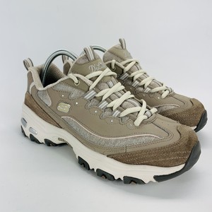 skechers d'lites brown