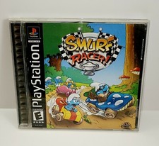 Smurf Racer (Sony PlayStation 1, PS1, 2001) Complete with Manual