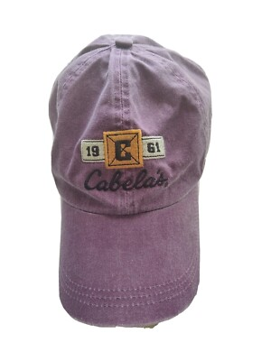 #ad Cabela#x27;s Pro Mens Purple Baseball Cap Hat One Size Fits Most Adjustable Dad $12.99