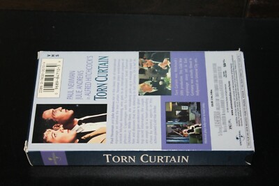 Alfred Hitchcock Torn Curtain VHS Tape Horror Movie Paul Newman