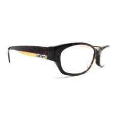 DKNY Eyeglasses DY4535 3016 Brown Tortoise Rectangular Frame 50-16 135 mm