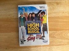 Nintendo Wii High School Musical Sing It Video Game - No manual