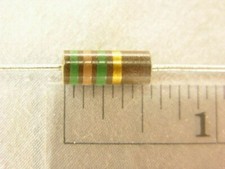 25 Allen Bradley RC32GF515J 5.1Meg 5% 1W Carbon Comp Resistors