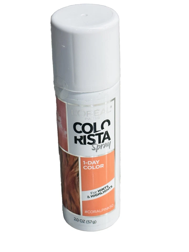 L'Oreal Paris Colorista Spray de Color de Cabello Lavable 1 Día Rosa Coral 50 Foto 4 de 4