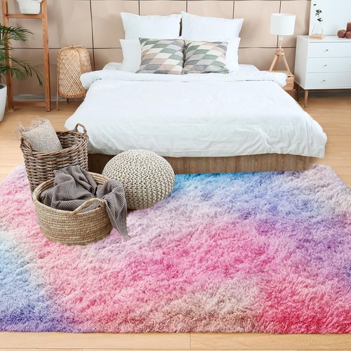 Fluffy Area Rugs Modern Shaggy Carpets for Living Room Fuzzy Soft Indoor Mat - Picture 18 of 47