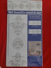 DAMASK BORDER PLAID LARGE WALL Multi STENCIL DECOR MYLAR PAINT NEW 26715