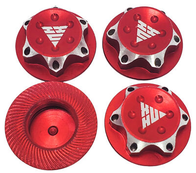 Coprimozzo Ruota In Alluminio Da 4 Pezzi, Dado Esagonale Da 17 Mm Per Auto Rc 18 Nero~p138122861 - Foto 7