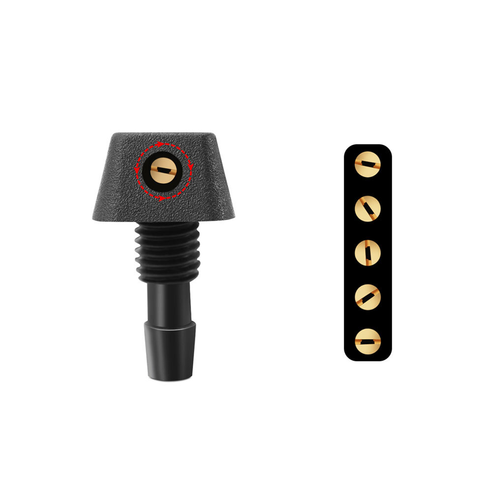 2x Car Window Windshield Wiper Washer Nozzle Water Spray Jet - Foto 13