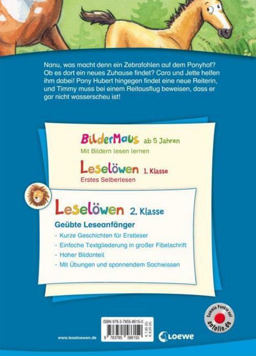 Thumbnail - Leselöwen 2. Klasse - Ponygeschichten Heike Wiechmann