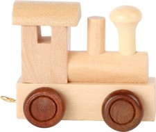 Geburtstagszug, Buchstaben, Zahlen, Zug, Holz natur, Zahlen, Namen ,Eisenbahn