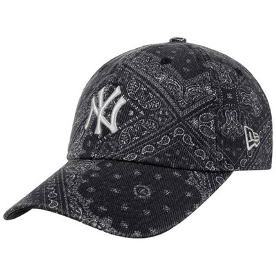 NEW ERA Washed Paisley MLB Yankees Cap Basecap Baseballcap Curved Brim NY