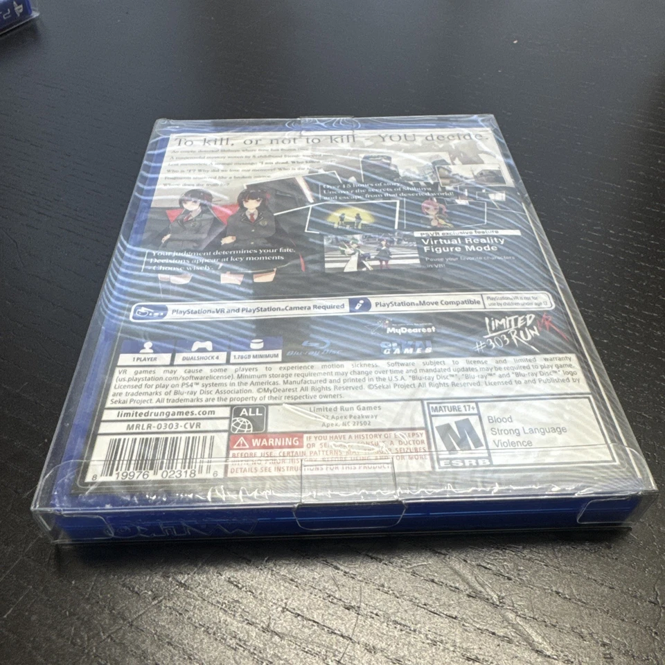 Tokyo Chronos Playstation 4 PS4 Limited Run LRG #303 VR PSVR SEALED - Image 4 of 4