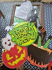 Halloween Yard Signs with Stakes - Pack of 8, Ghost Pumpkin Witch  More Read 