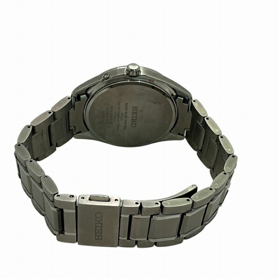Seiko Selection Radio Solar Watch Men's Navy Titanium Pre-owned From Japan image 6
