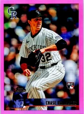2025 Topps Archives 1996 Design Pink Foil 173 Chase Dollander RC