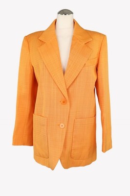 Sandro Damen Blazer Gr. 32 (FR 34) Orange Viskose Blazer Keine Angabe