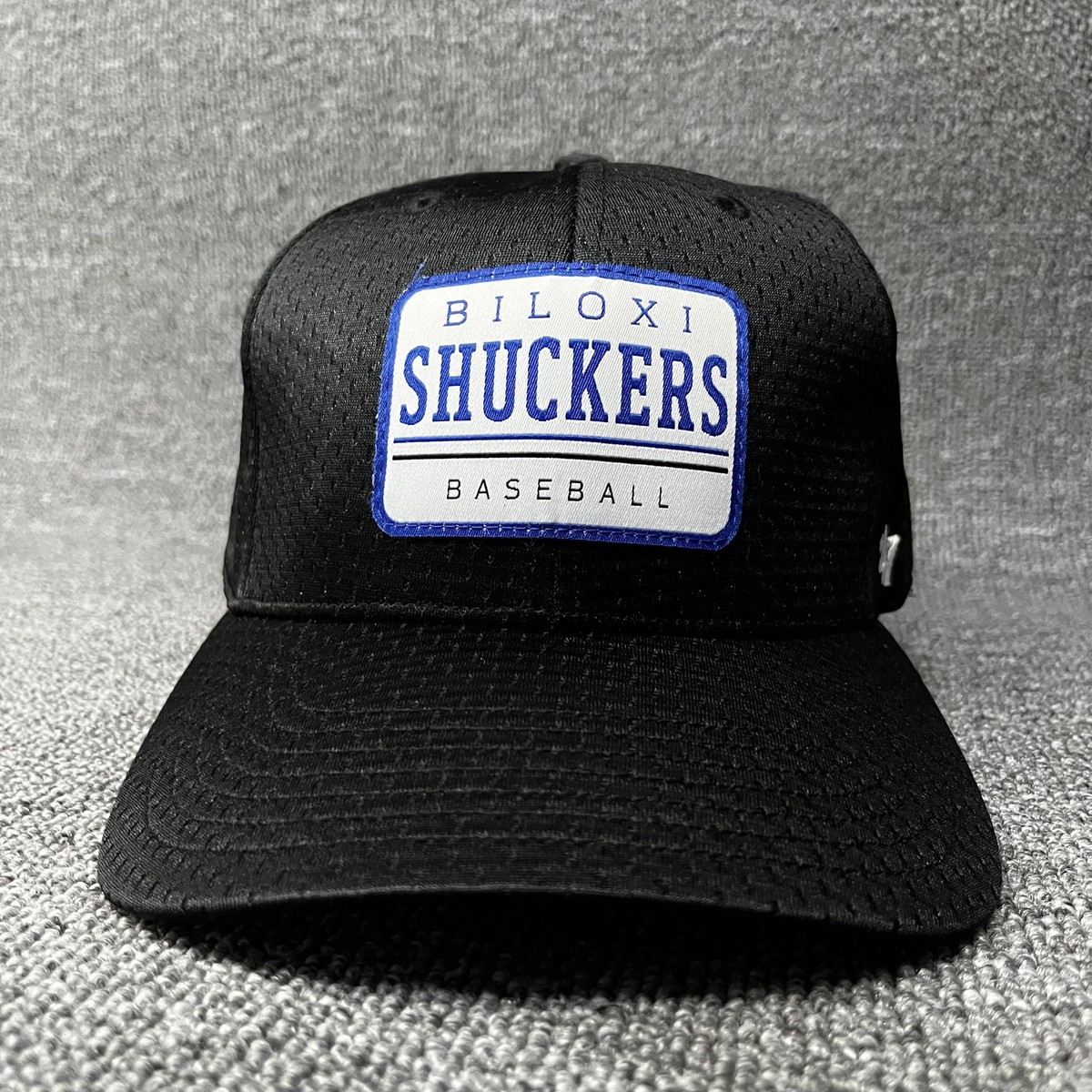 47 Brand Biloxi Shuckers MiLB Baseball Cap Black Adjustable Hat New