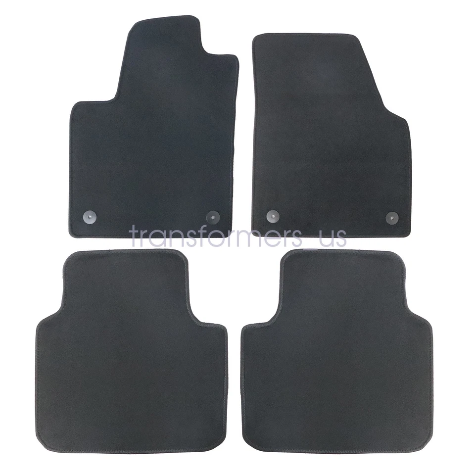 Alfombrillas delanteras traseras negras nuevas para Volkswagen Atlas 2018 2019 2020-2025 Foto 4 de 4