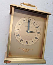 HUGE CARRIAGE CLOCK - 19cm high x 15cm wide x 9cm deep - quartz battery - LCC.
