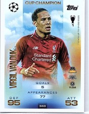 2025-26 Topps Match Attax UEFA Club Competitions #343 Virgil van Dijk