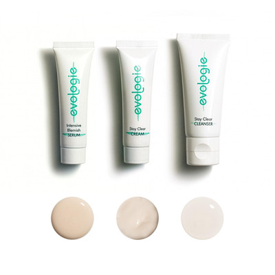 Evologie Stay Clear Acne Skin Care Kit Face Skin Care Set Complete Skin Care
