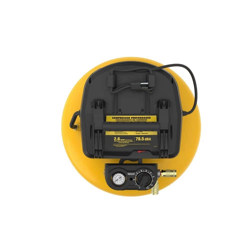 DEWALT 6 gal. 165 PSI Portable Electric Pancake Air Compressor - Image 3 of 4