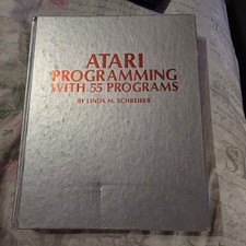 1982 Atari Programming With 55 Programs Hardcover Book