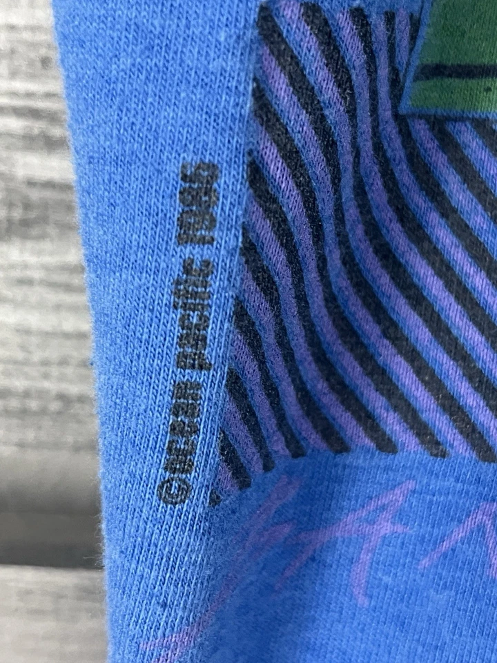 Camisa De Colección Años 80 1986 OP Ocean Pacific Juvenil L/M Surfista Patinador Grunge Envejecido Foto 4 de 4