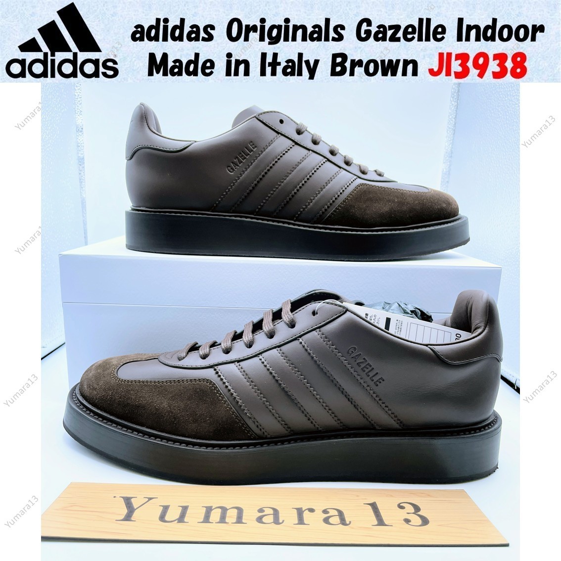 adidas Originals Gazelle Indoor Made in Italy Brown JI3938 Men's Size | eBay