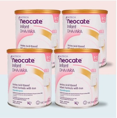 NE0CATE infant, DHA/ARA, 14.1 OZ,  4 pack,  Free shipping Exp Apr/18/2027