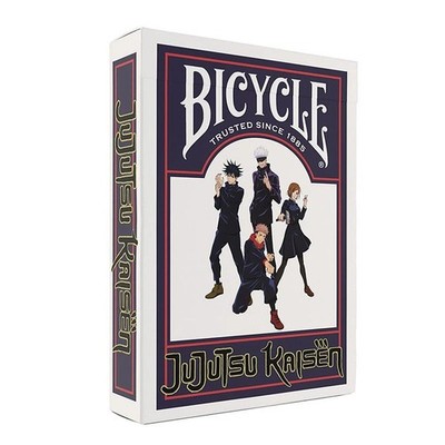 Bicycle Jujutsu Kaizen Manga Poker Kartenspiel schwarz