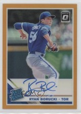 2019 Panini Donruss Optic Orange Prizm 29/99 Ryan Borucki #RRS-RB Auto 0u2j