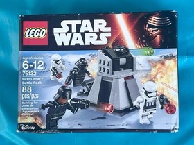 New Retired Lego Star Wars 88 Pc First Order Battle Pack 75132 Sealed Box W/Wear