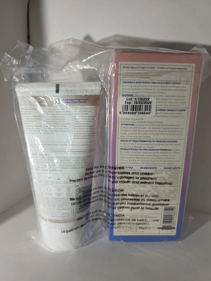 Korres Tanning + Skin Perfecting Face & Body Serum And Refining Body Polish... - Image 4 of 4