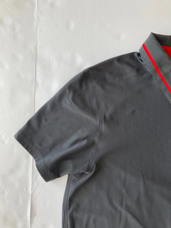 Nike Roger Federer RF Trophy 2011 US Open Tennis Polo Shirt M Gray 424943-060 - Image 3 of 4