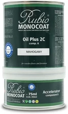 Wood Stain & Finish 175 Ft² - Mahogany | Oil plus 2C | Quick-Dry, Eco-Friendly L