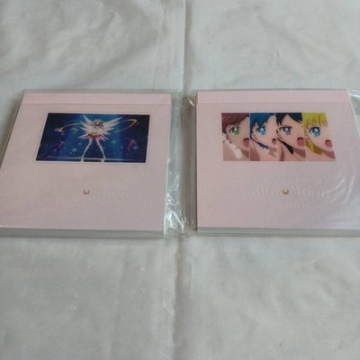 Sailor Moon Cosmos 3COINS Memo Pad Set of 2 Stationery Anime Japan Unused