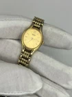 Vintage Seiko Quartz Ladies Gold Tone Bracelet Watch New Battery & Running