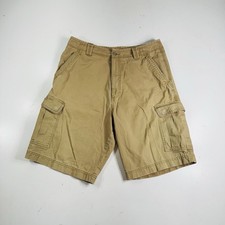 Dockers Cargo Shorts Beige Flat Front Loose Fit Men  s Size 34