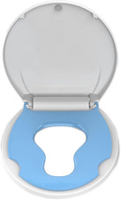 round Toilet Seat with Built-In Toddler Seat for Easy Potty Training   Slow Clos