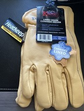 Kinco 98RL-M Men's Lined Cowhide Gloves Heat Keep Lining, Keystone Thumb, Medium