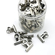 Otylzto 48PCS Bulldog Clips Silver 1.25 Inches,Mini Binder inches