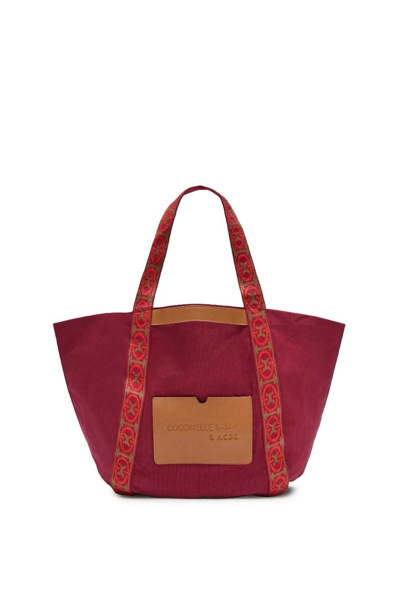 COCCINELLE - Women's C-Bounce Canvas shopping bag | eBay