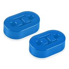 Rubber Exhaust Hanger, Muffler Exhaust System, Heavy Insulator 2PCS-Blue