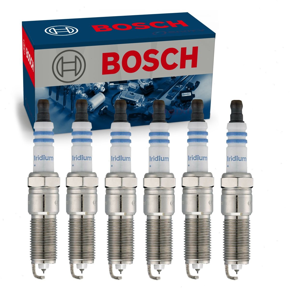 6 pc Bosch Double Iridium Spark Plugs for 2005-2009 Cadillac STS 3.6L V6 fx