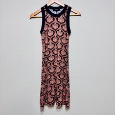 Karen Kane Bohemian Minimalist Racerback A-Line Dress Rayon and Spandex Sz XS